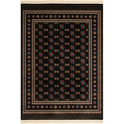 Tapis traditionnel Hinshaw vert foncé