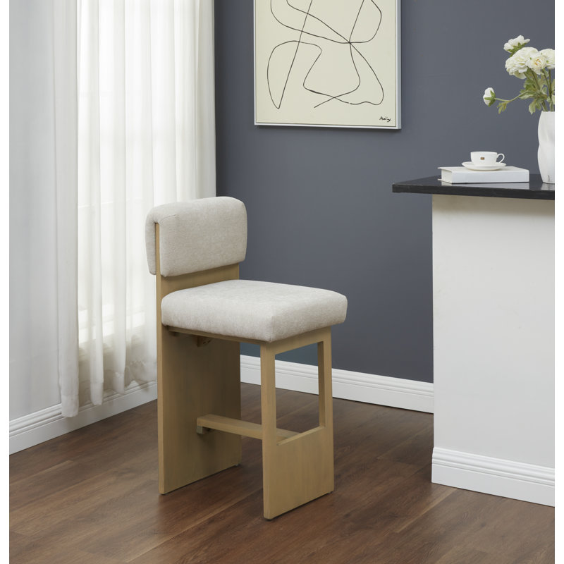 Gerrelt Modern Counter Stool, Counter Stool 26" Seat Height