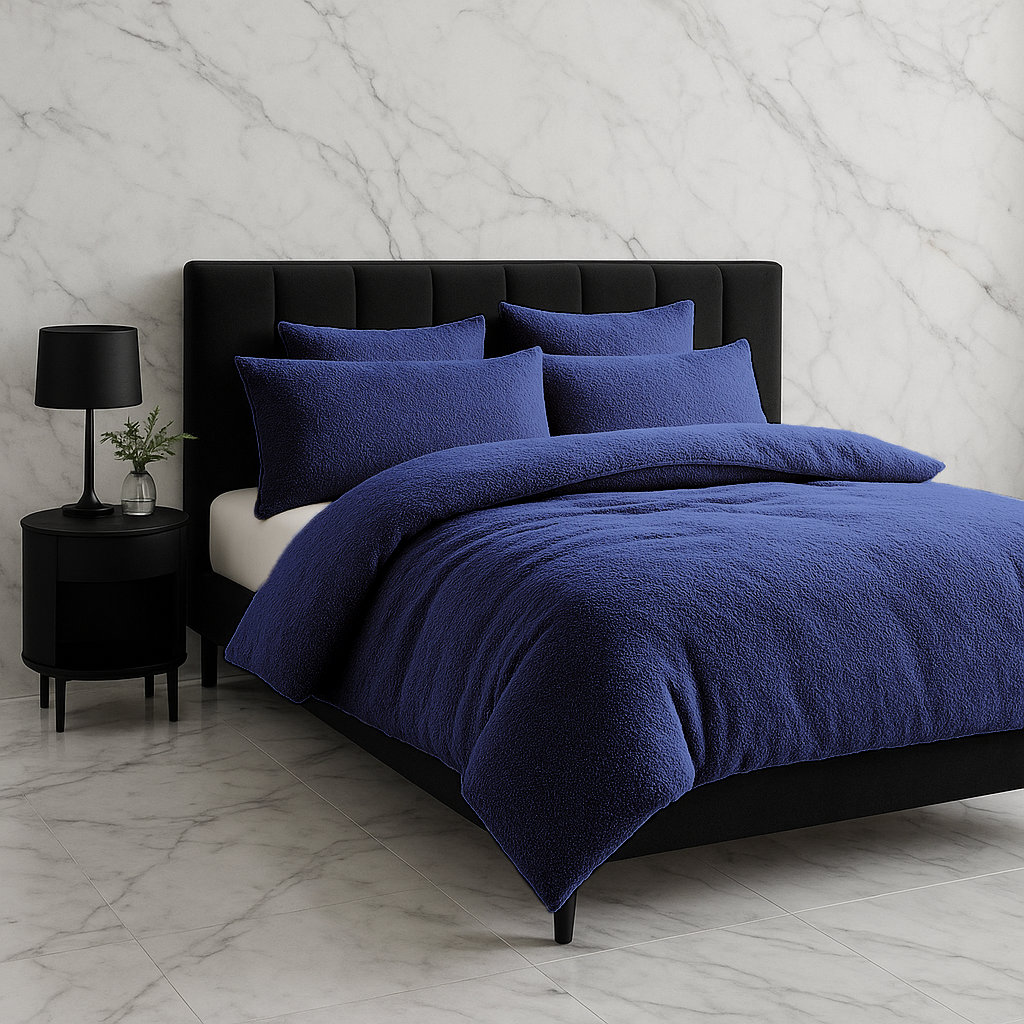 No Pattern Duvet Cover Set with Pillowcases Included