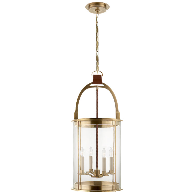 Ralph Lauren Home Westbury 4 Light Pendant, Natural Brass