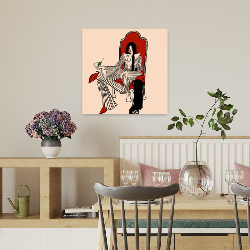Contemporary Art Contemporary Wall Art by Juliana Kokolari - Wrapped Canvas Print, 45.72 cm H x 45.72 cm W