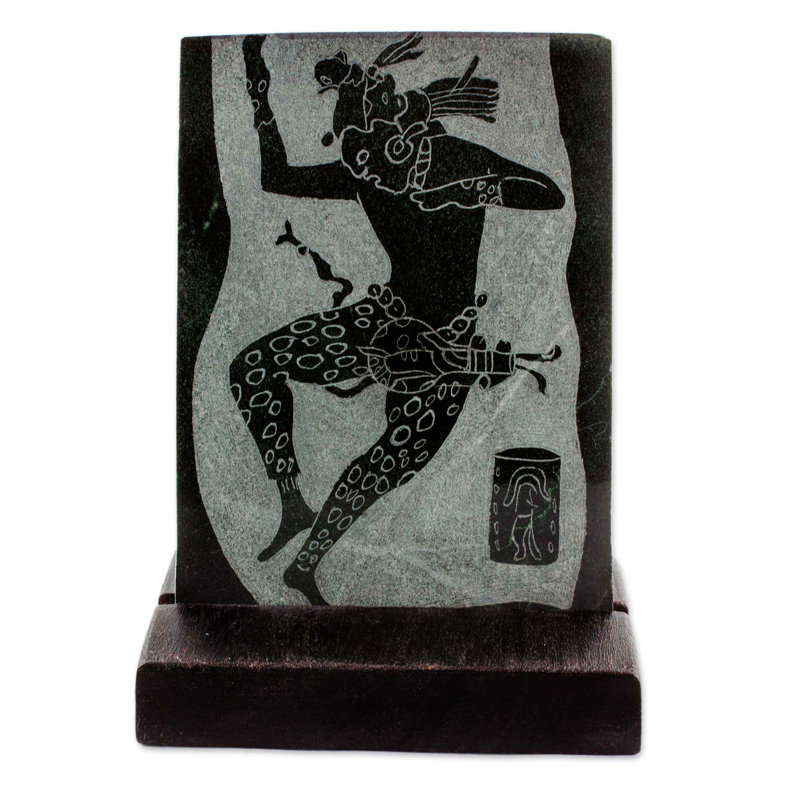 Sculpture Vanturi Maya Jaguar Dancer