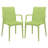 Mace No-Assembly Stackable Patio Armchair – Modern All-Weather Weave Dining Chair – Waterproof & Sturdy Polypropylene Seating for Garden & Balcony-124128378-30181368