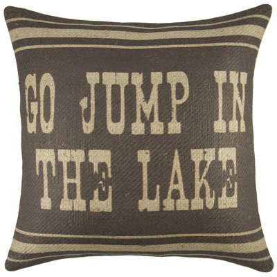 Jute / Sisal Throw Pillow