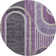Premium Machine Washable Cerrito AMF532 Purple Rug