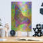 Art mural en verre Rosalind Wheeler «Paisley Butterfly» par Rebecca Wang-28025032