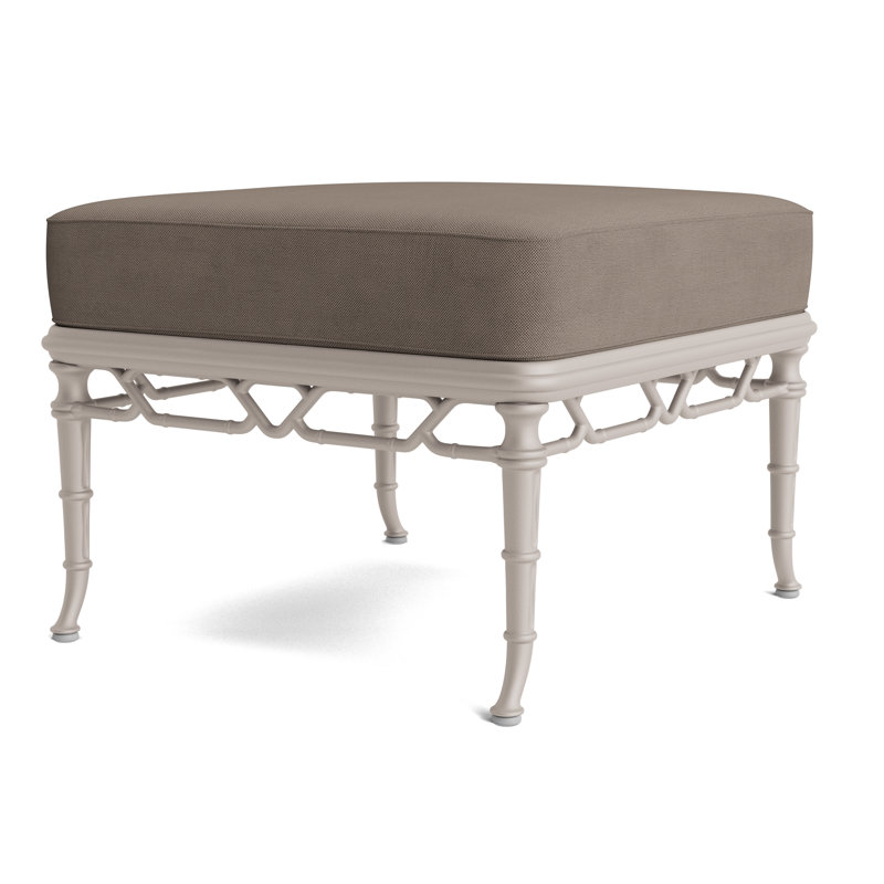 Calcutta Outdoor Ottoman, Fushion Neptune, Dove