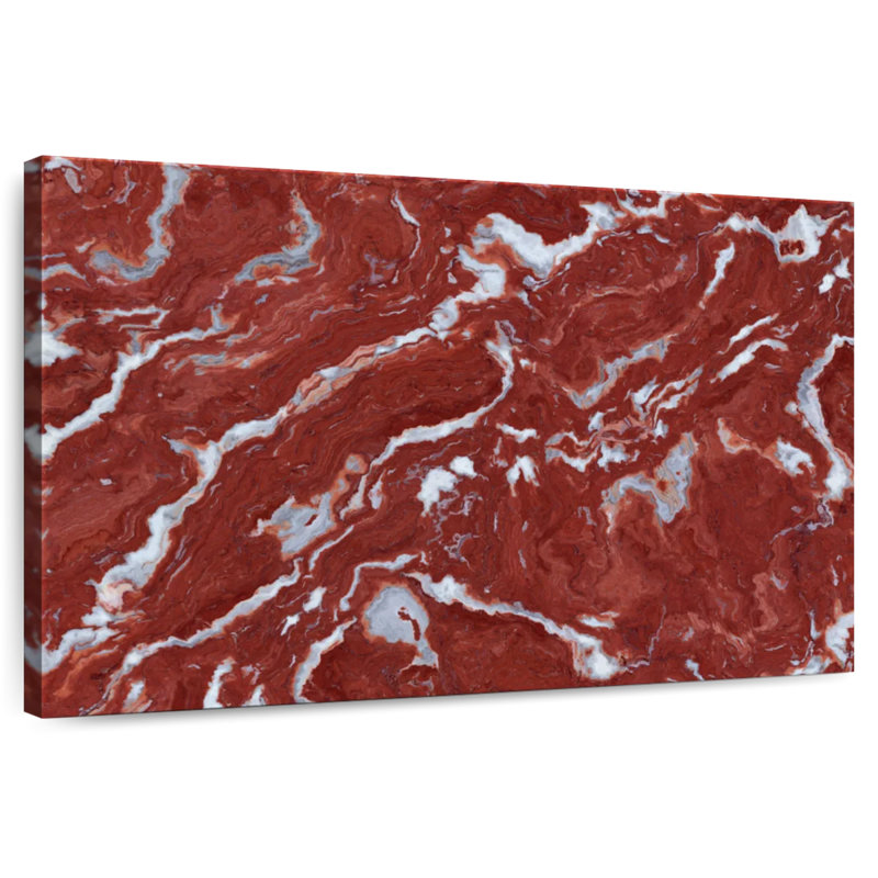 Bourgogne Avery abstrait, H 20 po x l 30 po