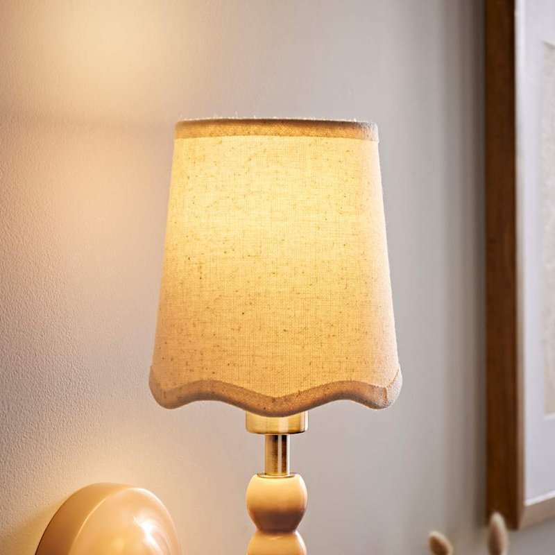 Alazar 13.5 cm H Empire Lamp Shade ( Slip-On ), Cream