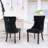 Friedrun Velvet Dining Chair Tufted Dining Room Chair with Solid Wood Leg-827450009