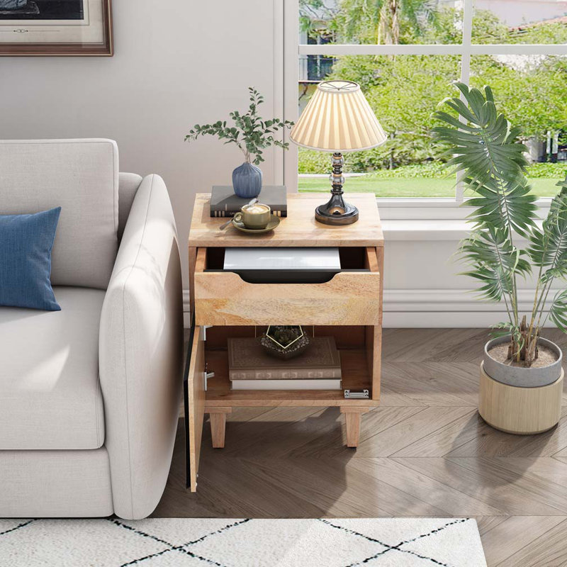 Wooden Sofa Side Table