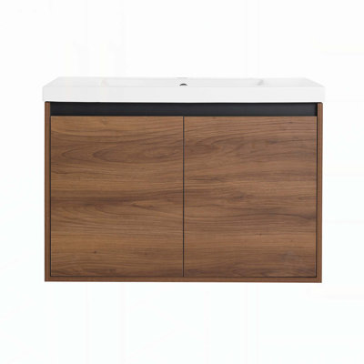 Meuble-lavabo de haute qualité avec comptoir durable et armoire spacieuse