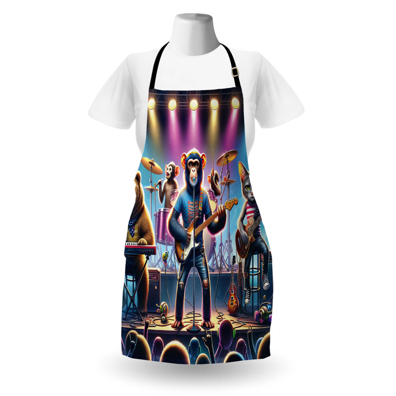 No Pattern Bib Apron