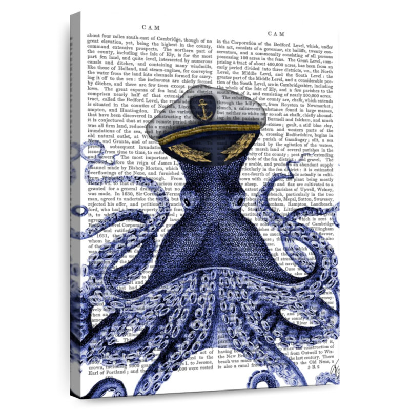 Brampt Captain Octopus, 36" H x 24" W