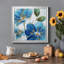 Flowering Blues II - Peinture sur toile encadrée-423624591-423624695