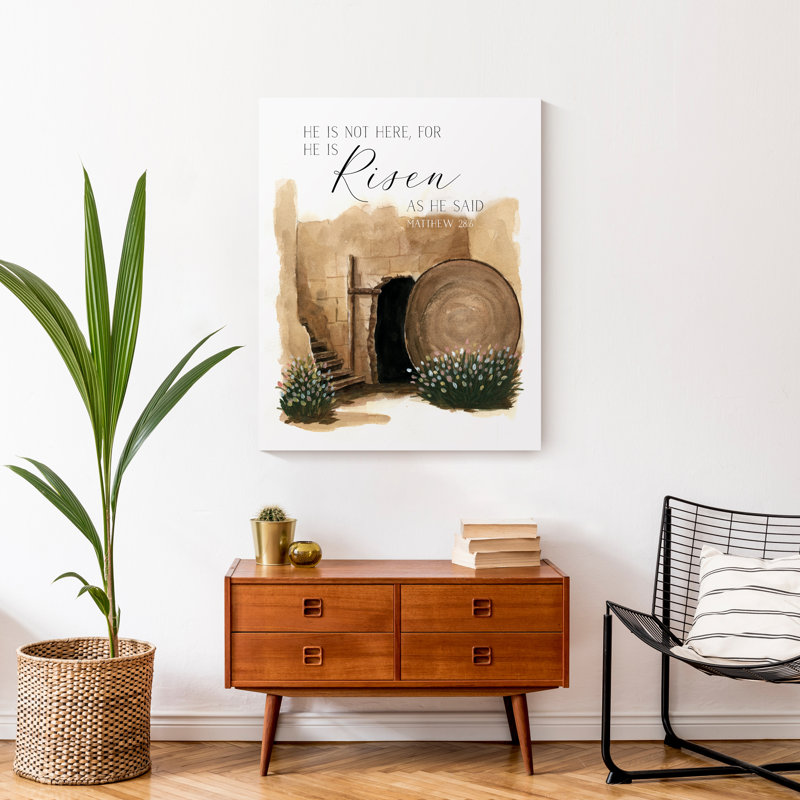 " He Is Risen Tomb "