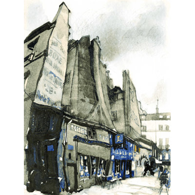 Paris Street 2 - Impression sur toile tendue