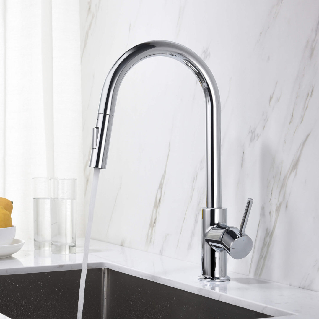 Pull Down Single Handle Kitchen Faucet KIBI 
