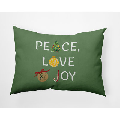 Peace Love Joy Accent Pillow