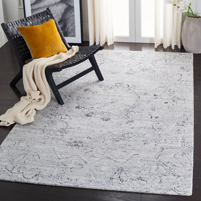 Abstract Hand Tufted Performance Oriental Rug, Rectangle 9' x 12'