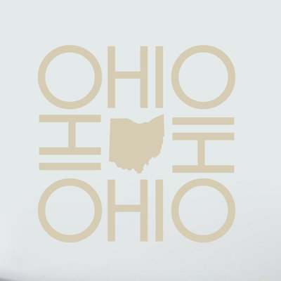 Décalcomanie murale ohio