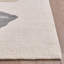 Tapis floral en laine / coton touffeté à la main Jardin 403 - ivoire / beige-108597292