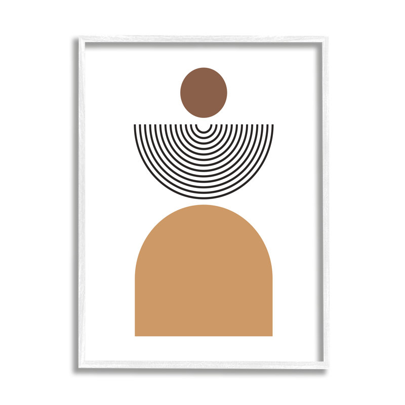 Formes géométriques sur fond blanc sur bois, H 20 po x l 16 po x P 1,5 po