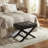 Porto Faux Leather Ottoman-47385264