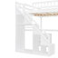 Lit mezzanine en bois massif avec bureau, rangement et éclairage Girvan-1688352097-1688352098