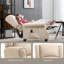 Fauteuil inclinable massant avec repose-pieds-76851823