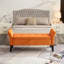 51.5" Bed Bench With Storage Grey Velvet-1120717681