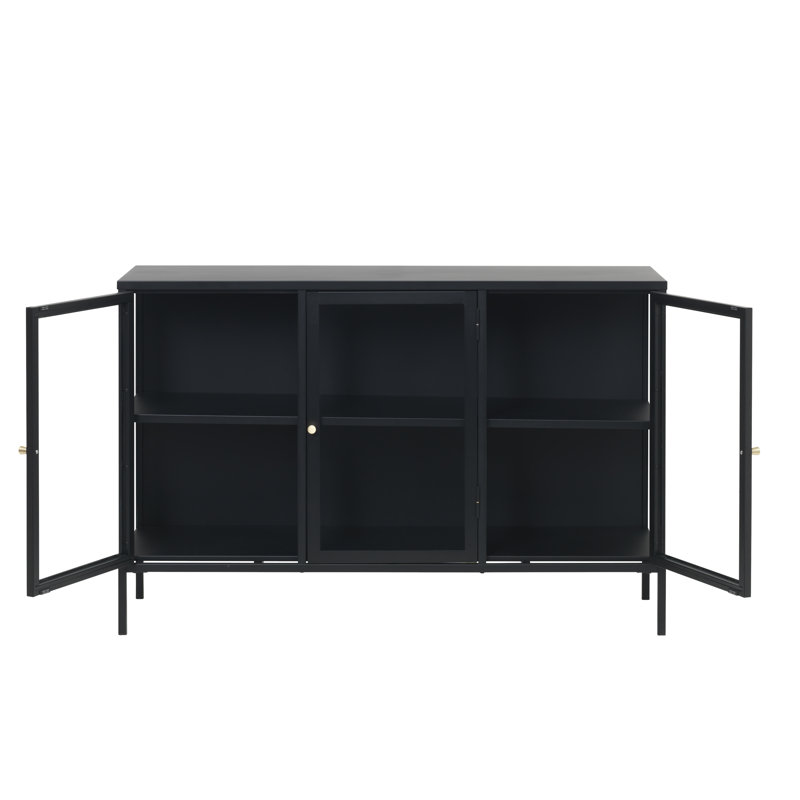 Buffet noir à 3 sections Kellen