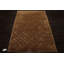Tapis transitionnel brun en laine et bambou noué à la main 5 x 8