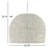 Evangeline 3 - Light Dimmable Drum Chandelier