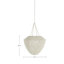 Luminaire suspendu ovale Rita