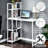 Gerell Office Workstation Desk with Shelves-118910187