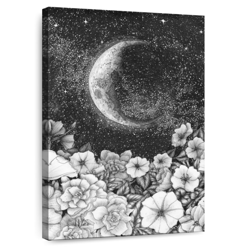 Oberle Moonlight In The Garden, 12" H x 8" W