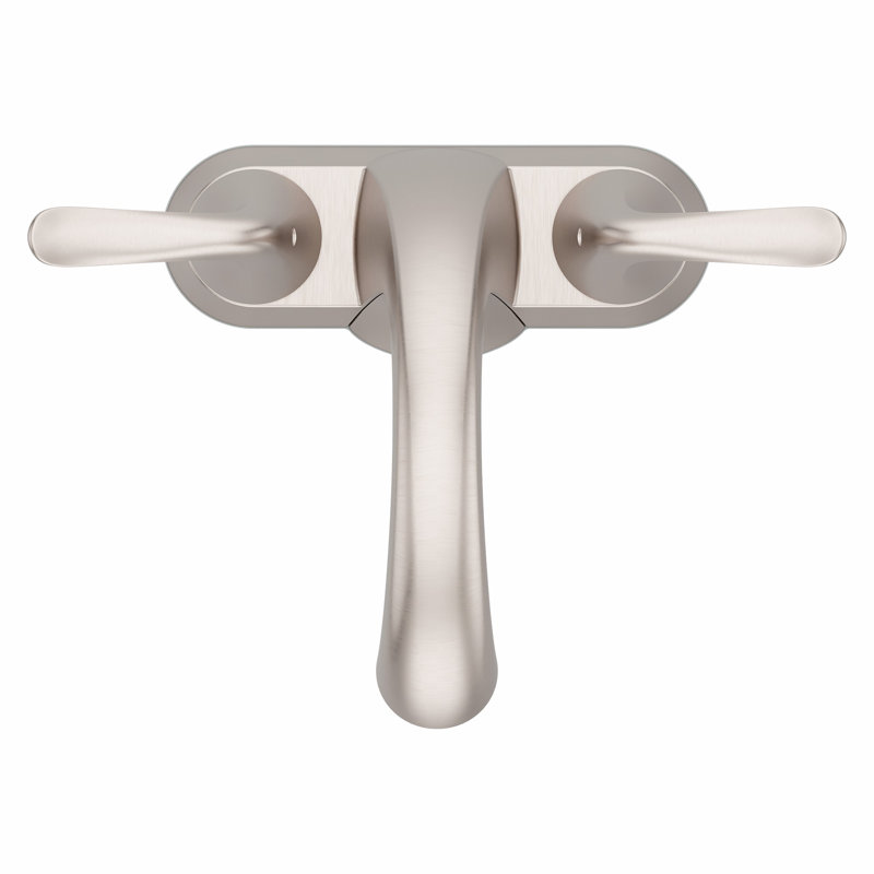 Spot Defense Brushed Nickel 4-Inch Centerset Bathroom Faucet
