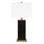 Lampe de table standard en bronze noirci 25,5 po Kray