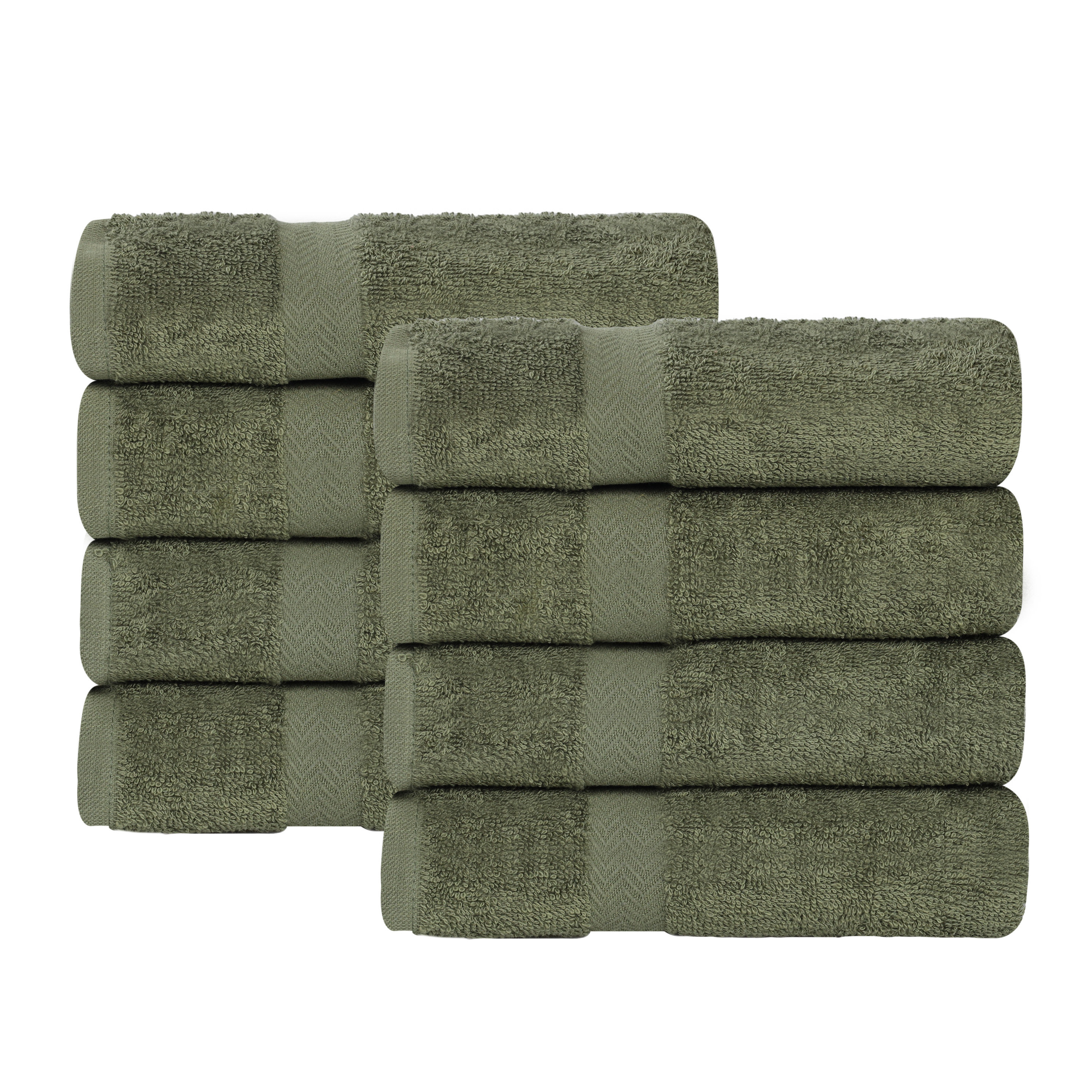 Birch Lane™ Glenlee 8 Piece Eco-Friendly 100% Cotton Hand Towel Set & Reviews | Birch Lane