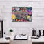 «Elephants and Butterflies» par Carissa Luminess, art mural sur toile-1027598295
