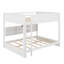 Lit superposé avec armoires de rangement et ports USB-1888012211