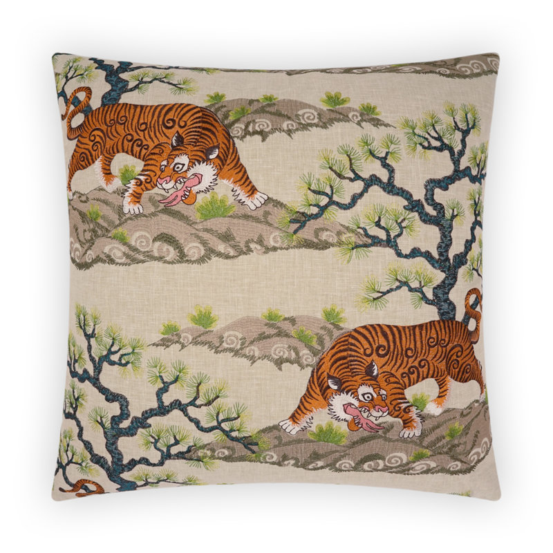 Coussin décoratif Chonburi, Zen, Carré 24 po