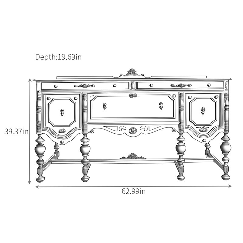 Classical Home Sideboard