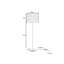 Eucptus 150cm Silver Traditional Floor Lamp