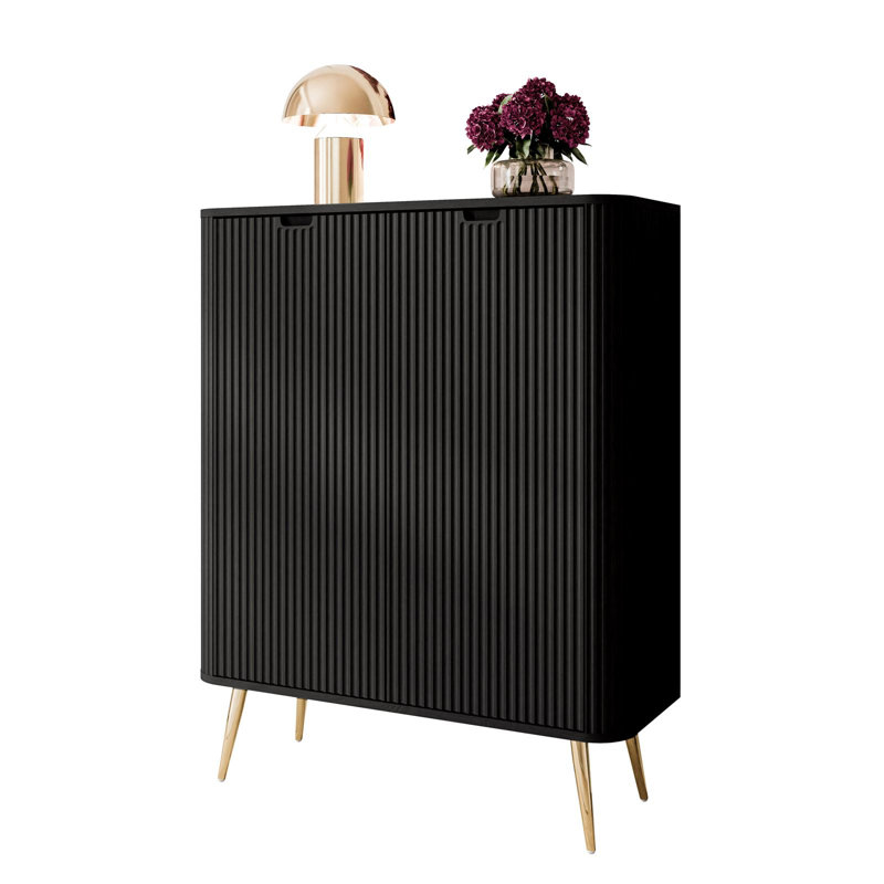 Autin Sideboard with 2 Doors, Black