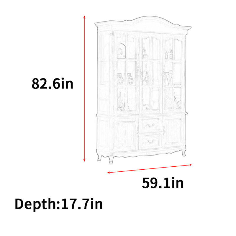 Modern Luxury Multifunctional Storage Rack, Brown
