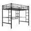 Lit mezzanine avec bureau et tablette