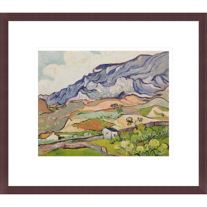 «The Alpilles» par Vincent van Gogh, impression giclée encadrée, H 13,75 po x l 15,69 po
