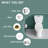 21" Extra Tall Toilet for Seniors, Elongated High Toilet 1.0/1.28 GPF Tornado Dual Flush, MAP 1000g